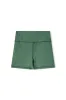 Stripe Rib 4 inch Bike Short - Tallow Green sold by Zulu and Zephyr