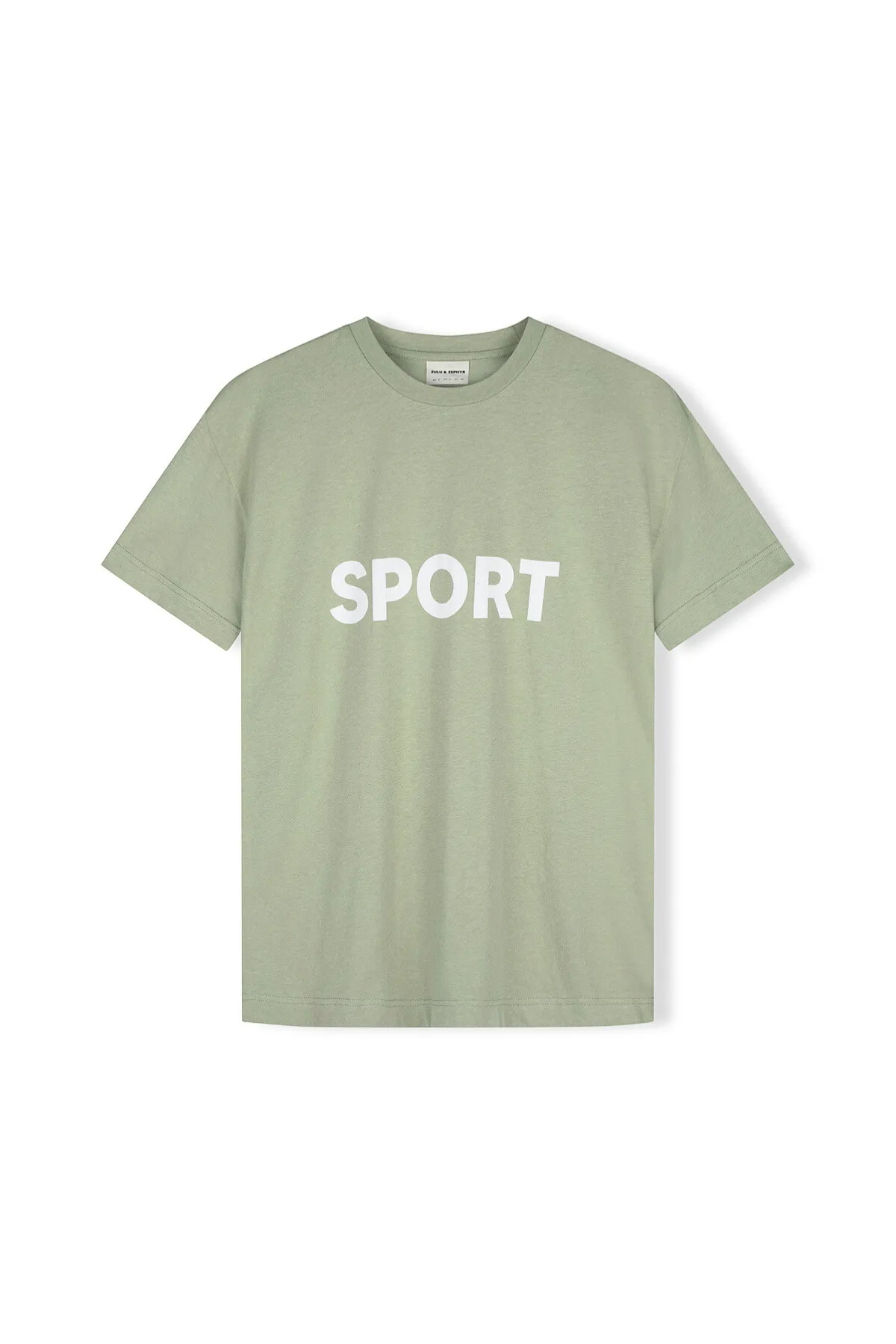 Organic Cotton Blend Sport Tee - Eucalyptus sold by Zulu and Zephyr product image thumbnail 2