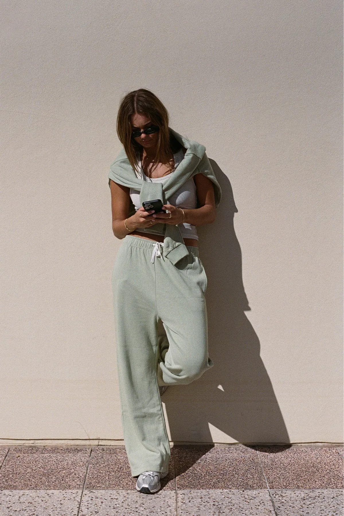 Fleece Sport Sweat Pant - Eucalyptus sold by Zulu and Zephyr product image thumbnail 3