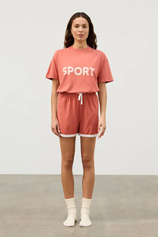 Organic Cotton Blend Sport Short - Banksia sold by Zulu and Zephyr