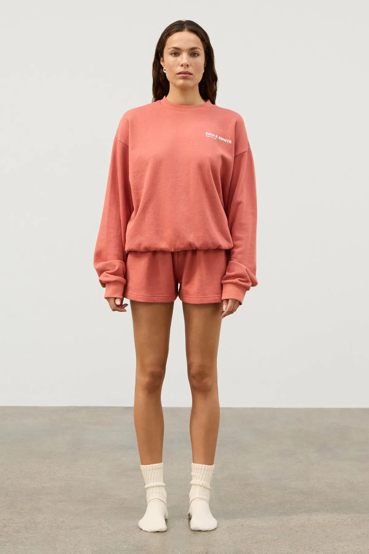 Fleece Sport Sweat Short - Banksia sold by Zulu and Zephyr product image thumbnail 3