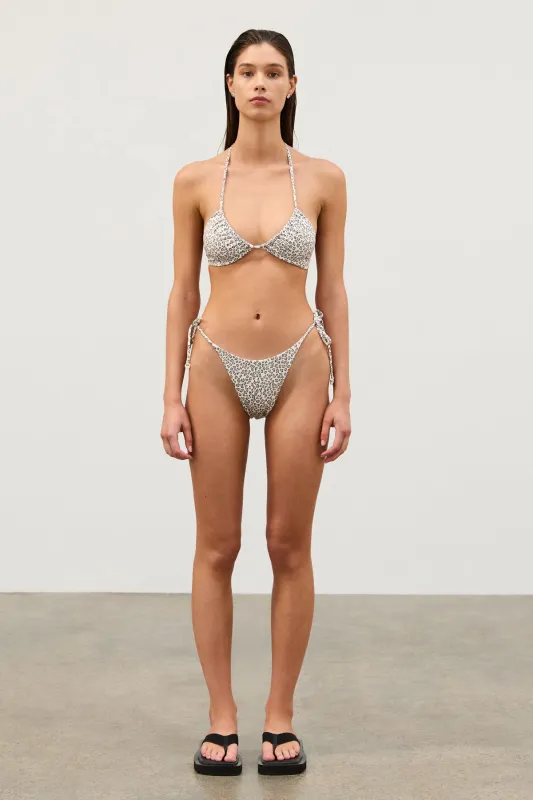 Micro Leopard Halter Top sold by Zulu and Zephyr