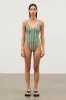 Green Zig Zag One Piece sold by Zulu and Zephyr