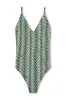 Green Zig Zag One Piece sold by Zulu and Zephyr