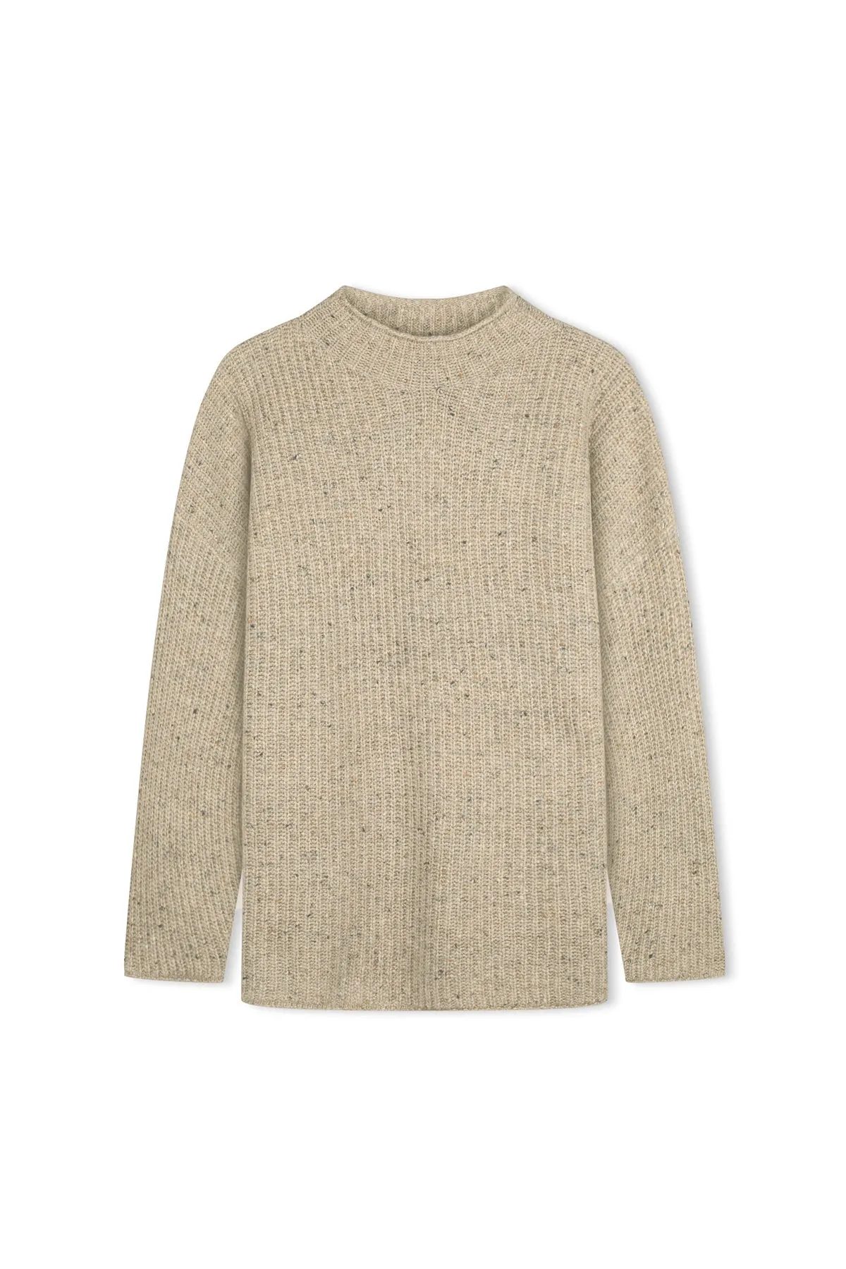Oat Marle Merino Wool Blend Knit Jumper sold by Zulu and Zephyr product image thumbnail 2