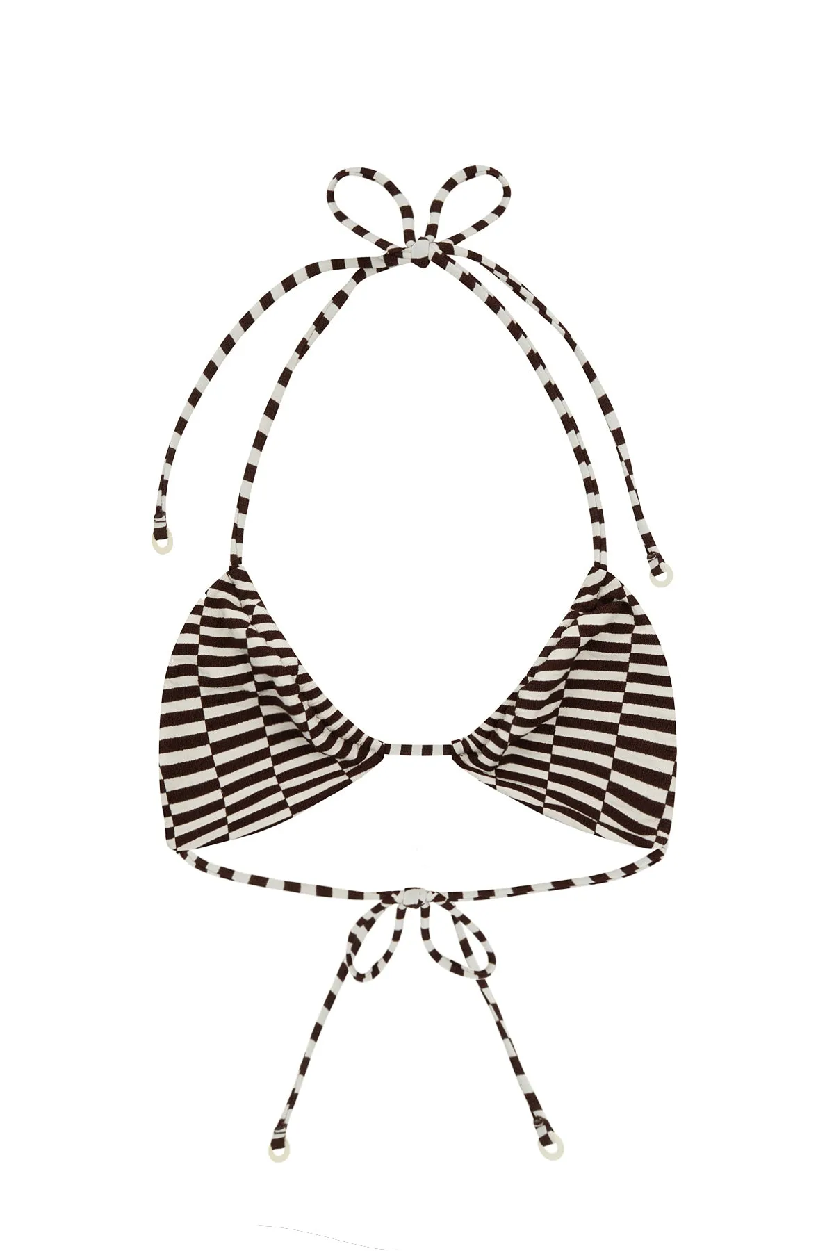 Cocoa Grid Halter Top sold by Zulu and Zephyr product image thumbnail 5