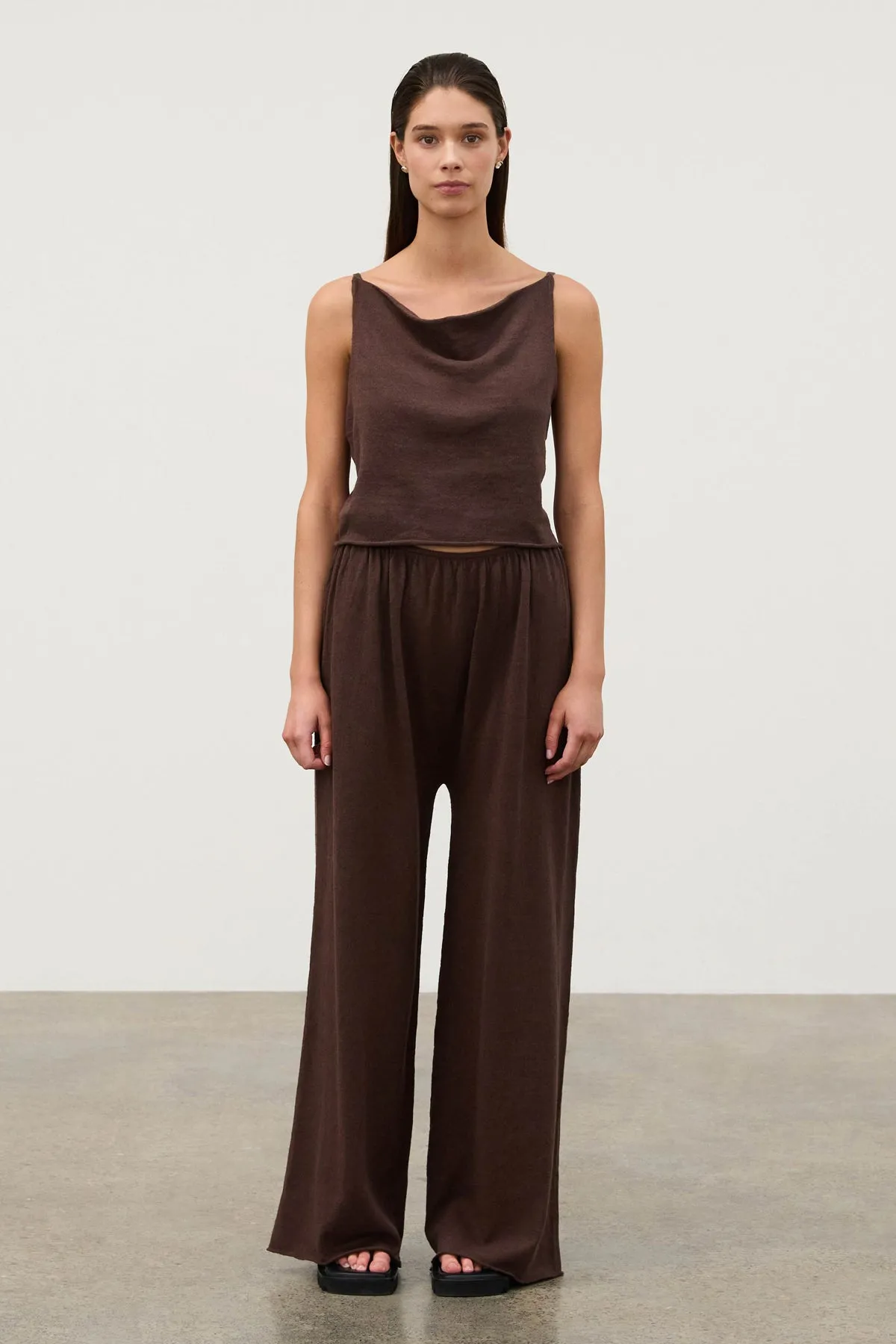 Cocoa Cotton Blend Knit Pant sold by Zulu and Zephyr