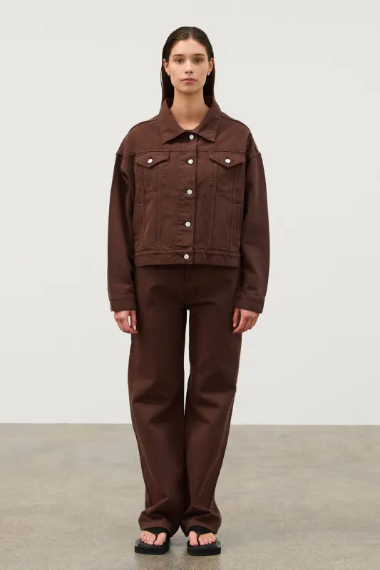 Mid Rise Denim Jean - Cocoa sold by Zulu and Zephyr