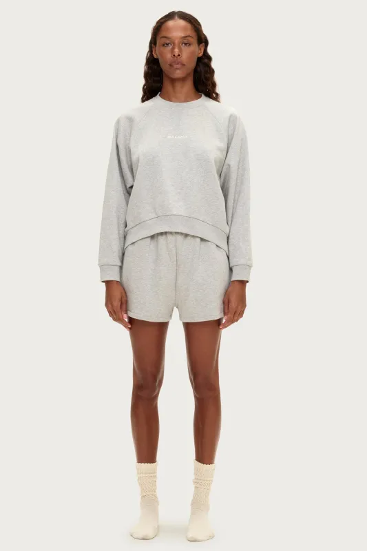 Fleece Sport Sweat Shirt - Grey Marle sold by Zulu and Zephyr