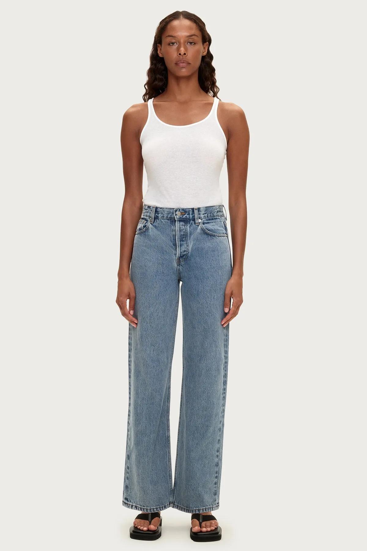 Mid Rise Jean - Wash Blue sold by Zulu and Zephyr