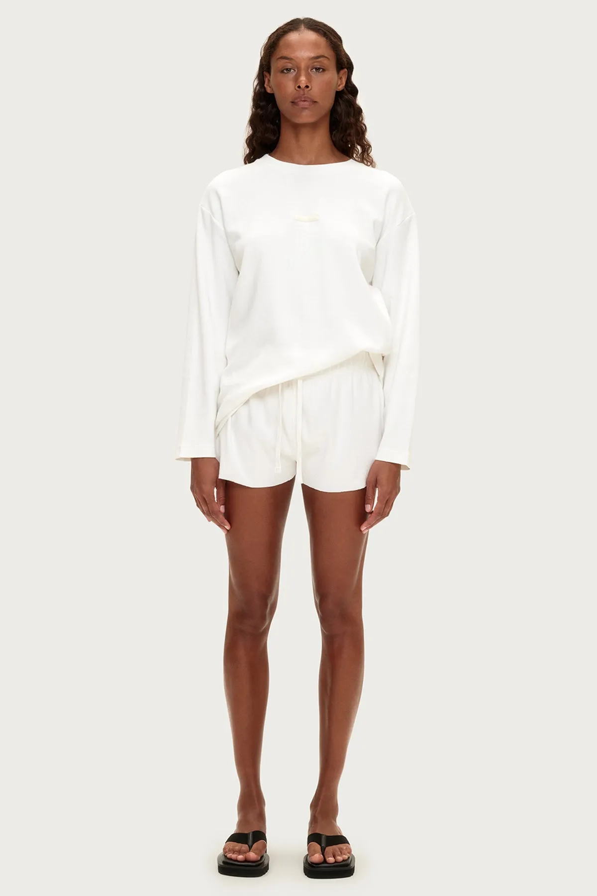 Waffle Shorts - White sold by Zulu and Zephyr