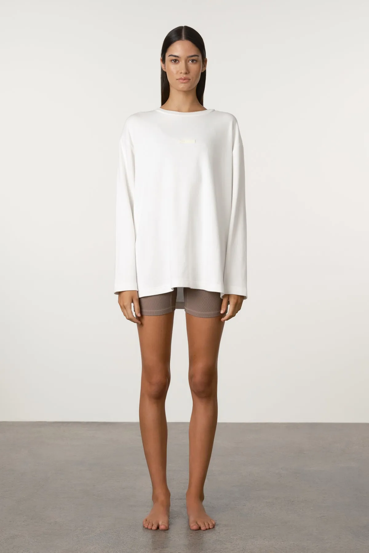 Waffle Long Sleeve Sport Tee - White sold by Zulu and Zephyr