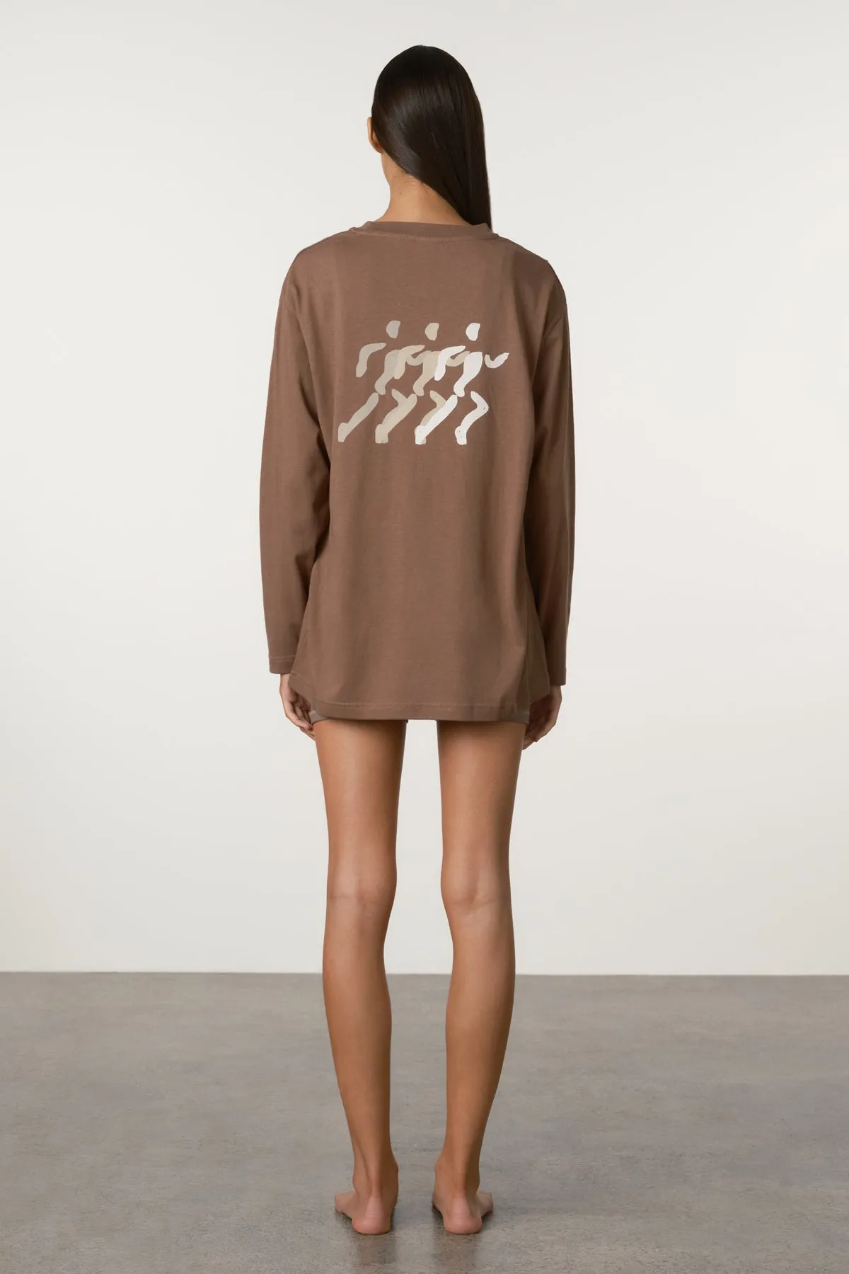 Long Sleeve Sport Tee - Carob sold by Zulu and Zephyr product image thumbnail 3