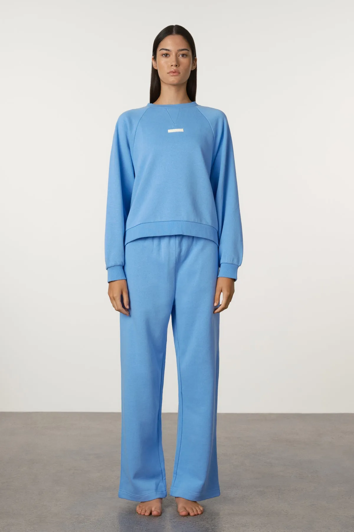 Raglan Sport Sweatshirt - Ocean Blue sold by Zulu and Zephyr