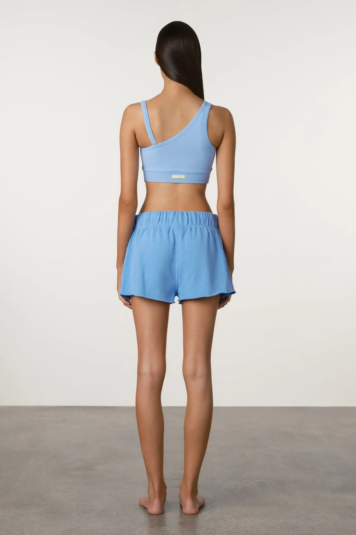 Waffle Crop Top - Ocean Blue sold by Zulu and Zephyr product image thumbnail 3