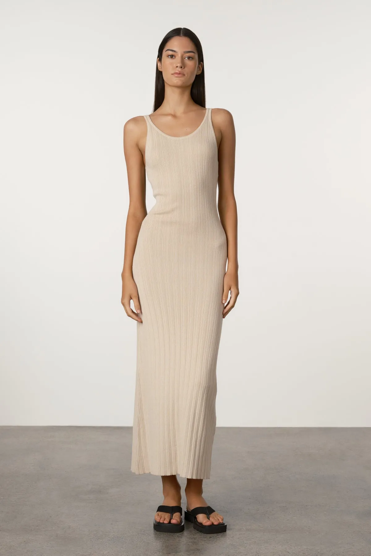 Husk Cotton Rib Knit Dress sold by Zulu and Zephyr product image thumbnail 2