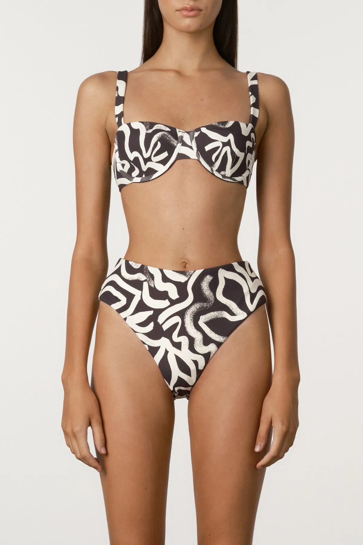 Paint Flower Waisted Full Brief sold by Zulu and Zephyr product image thumbnail 3