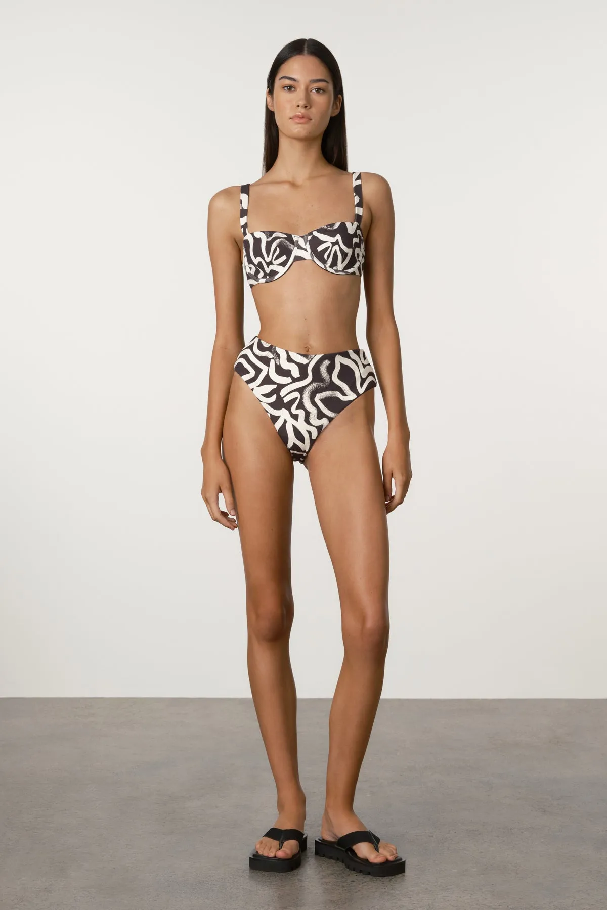 Paint Flower Waisted Full Brief sold by Zulu and Zephyr product image thumbnail 4