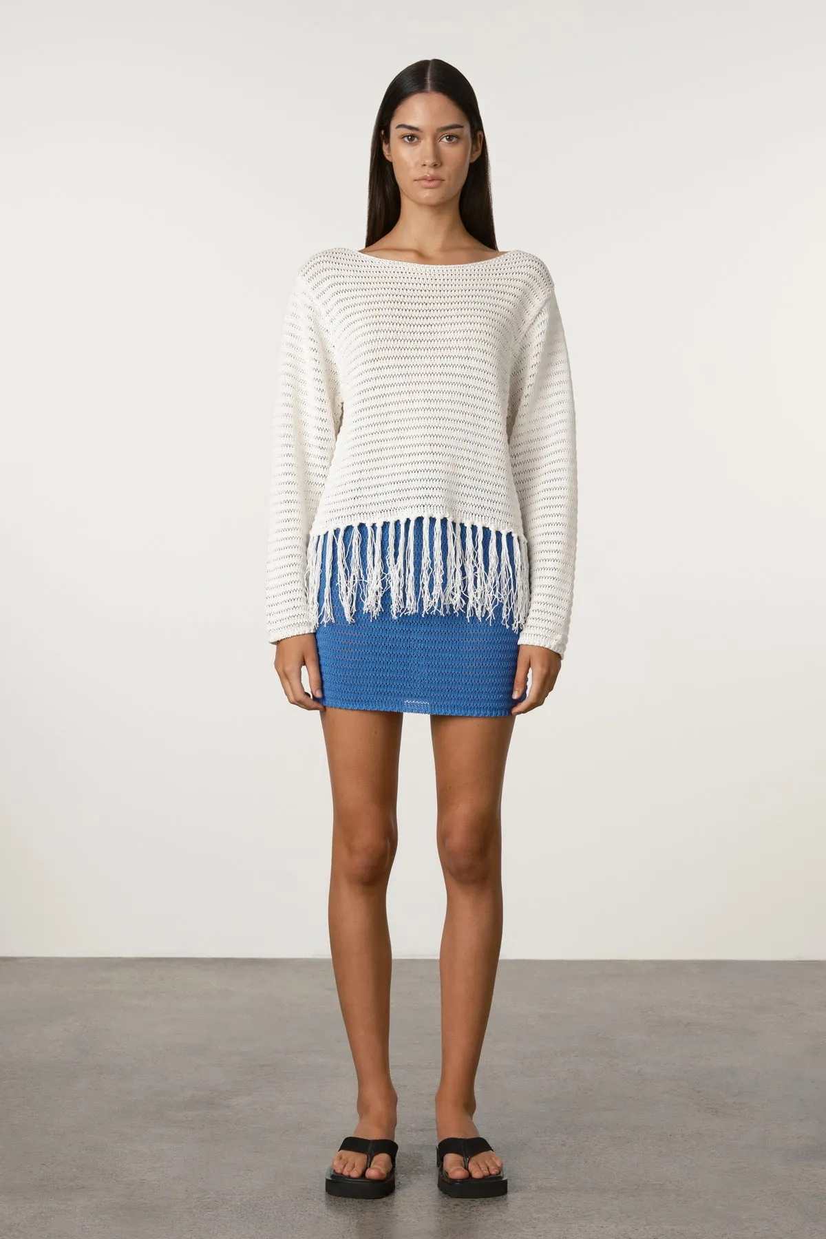 Crochet Knit Top - White sold by Zulu and Zephyr product image thumbnail 5