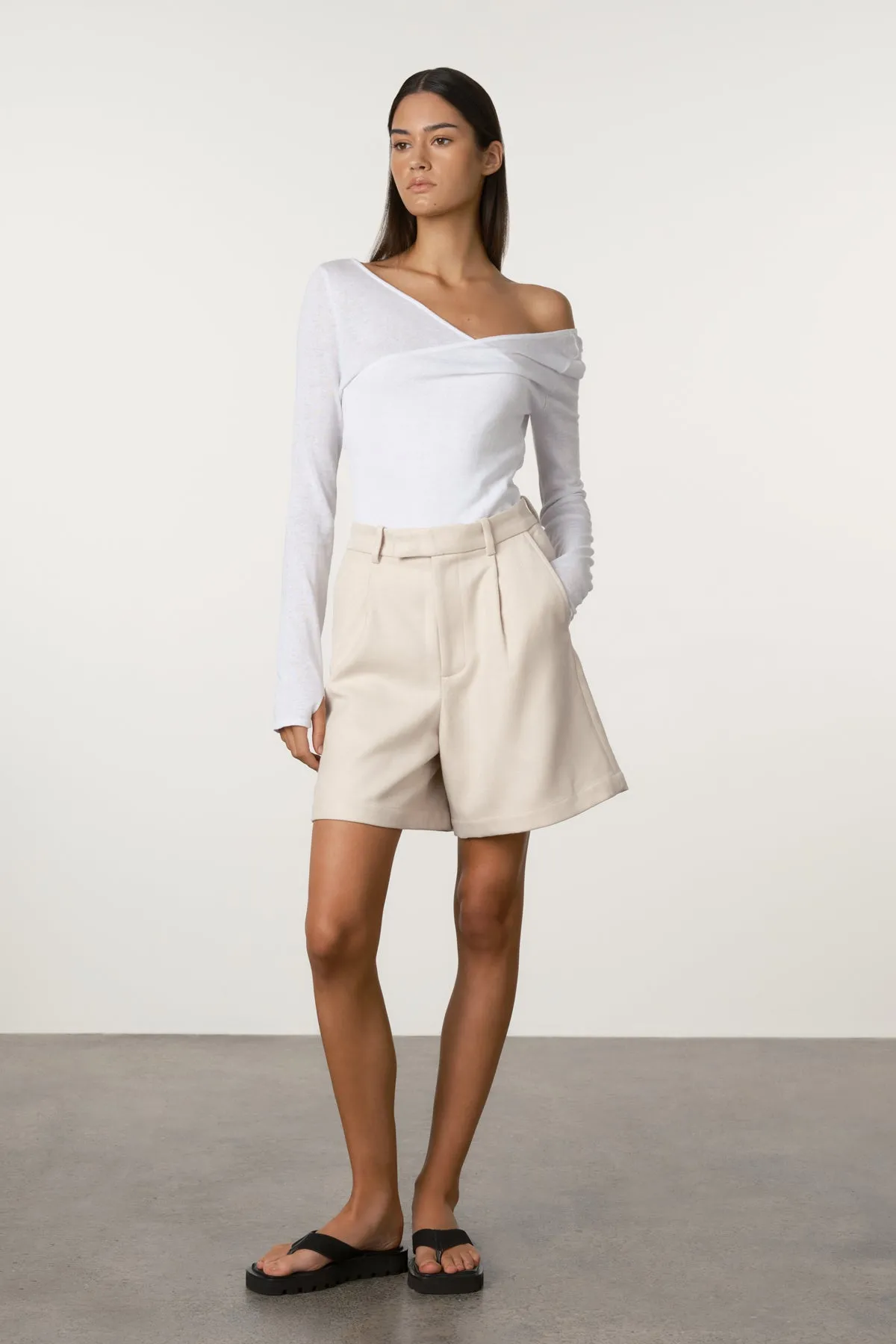 Tailored Twill Short - Husk sold by Zulu and Zephyr product image thumbnail 3