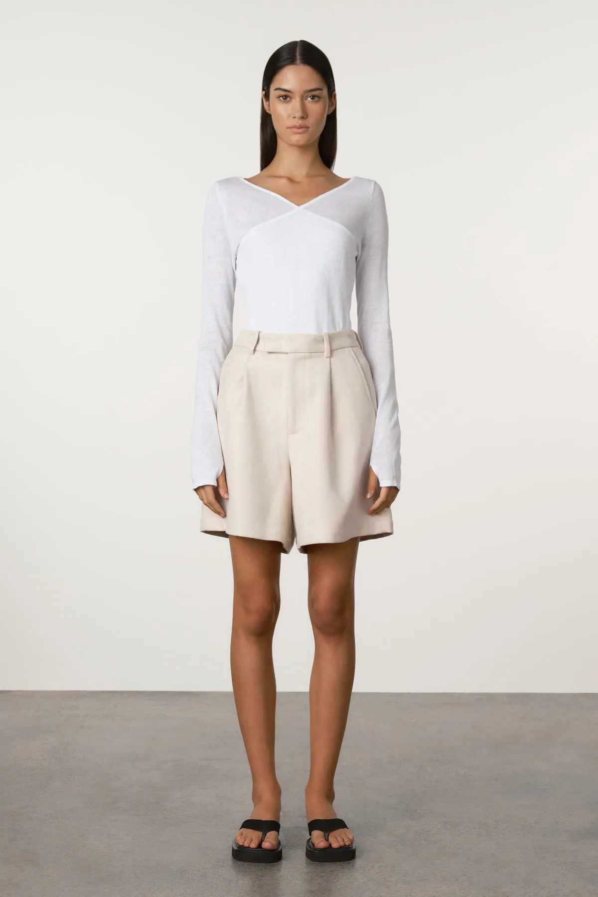 Tailored Twill Short - Husk sold by Zulu and Zephyr product image thumbnail 2