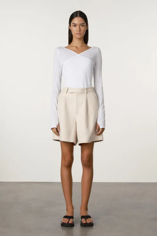 Layered Knit Top - White sold by Zulu and Zephyr