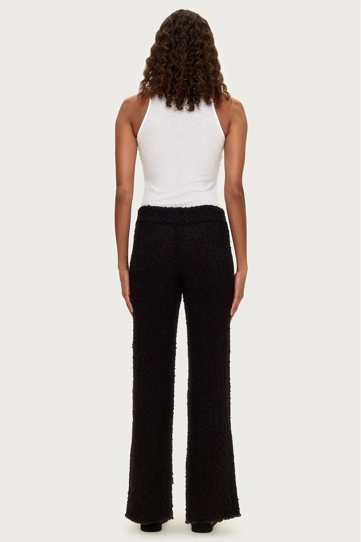 Black Boucle Knit Pant sold by Zulu and Zephyr product image thumbnail 3