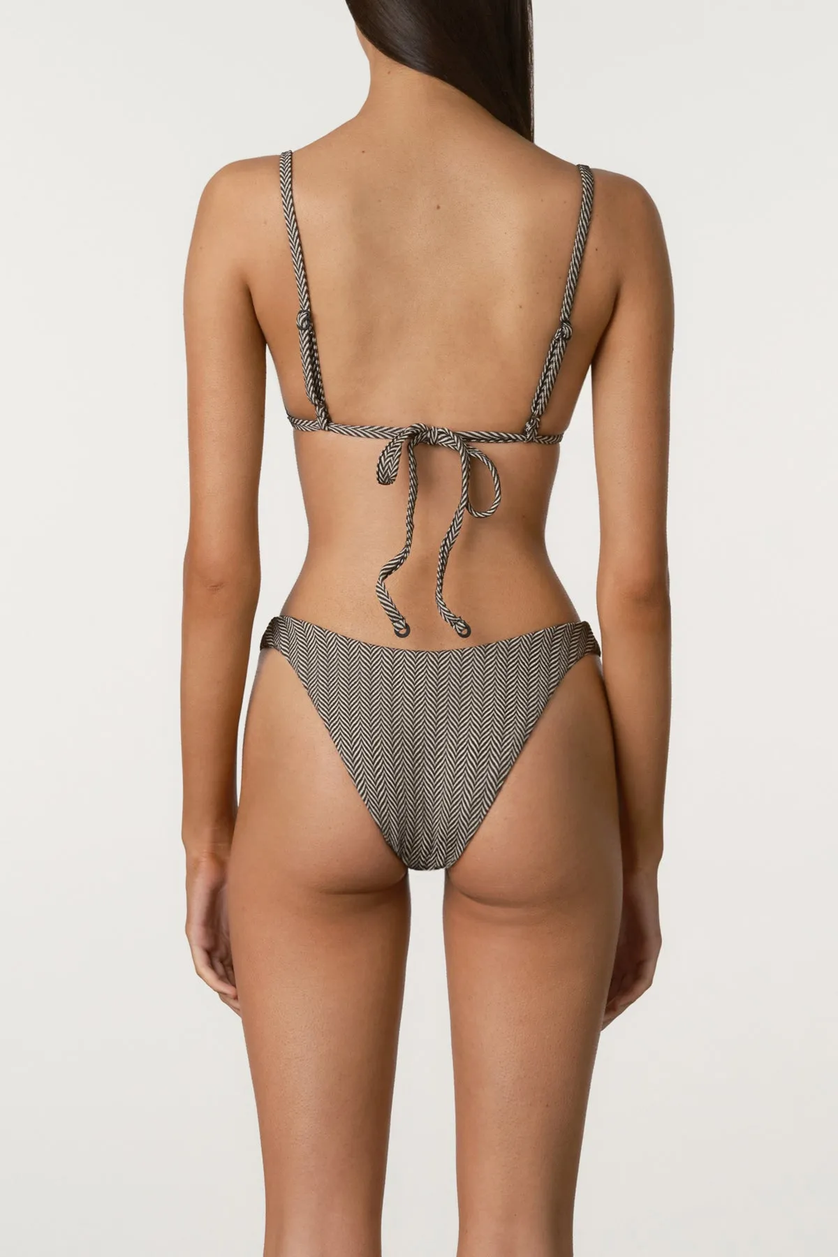 Chevron Lattice Tie Bralette sold by Zulu and Zephyr product image thumbnail 4