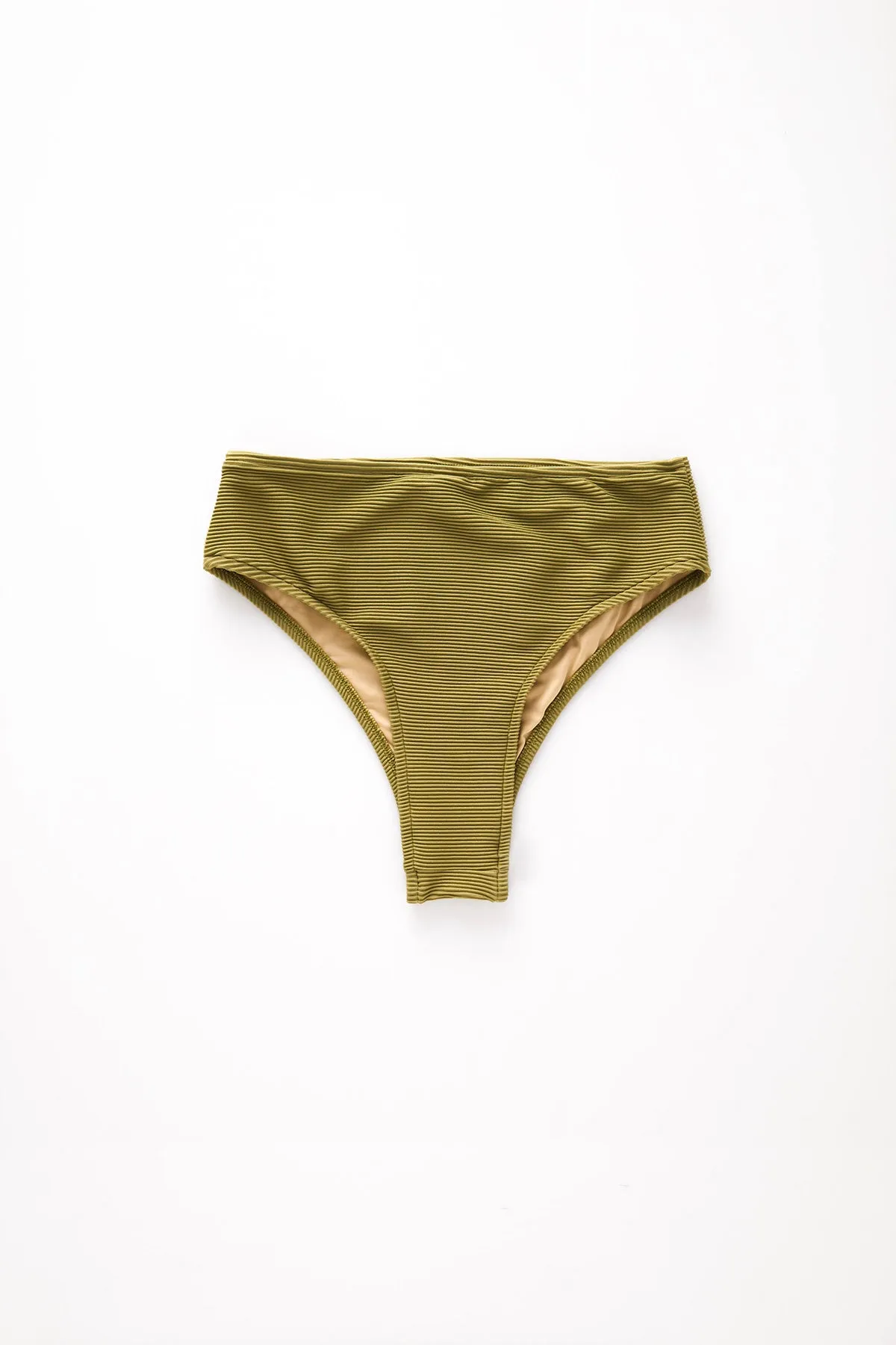 Signature Skimpy High Waisted Brief - Olive sold by Zulu and Zephyr