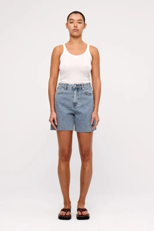 Denim Classic Short - Mid Blue sold by Zulu and Zephyr