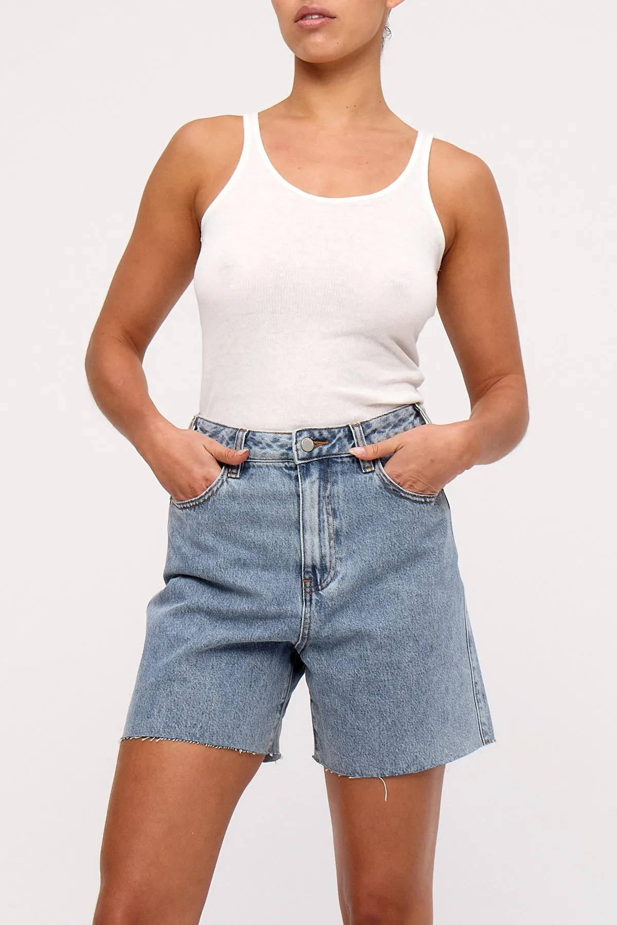 Denim Classic Short - Mid Blue sold by Zulu and Zephyr product image thumbnail 2