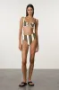 Olive Stripe Waisted Full Brief sold by Zulu and Zephyr
