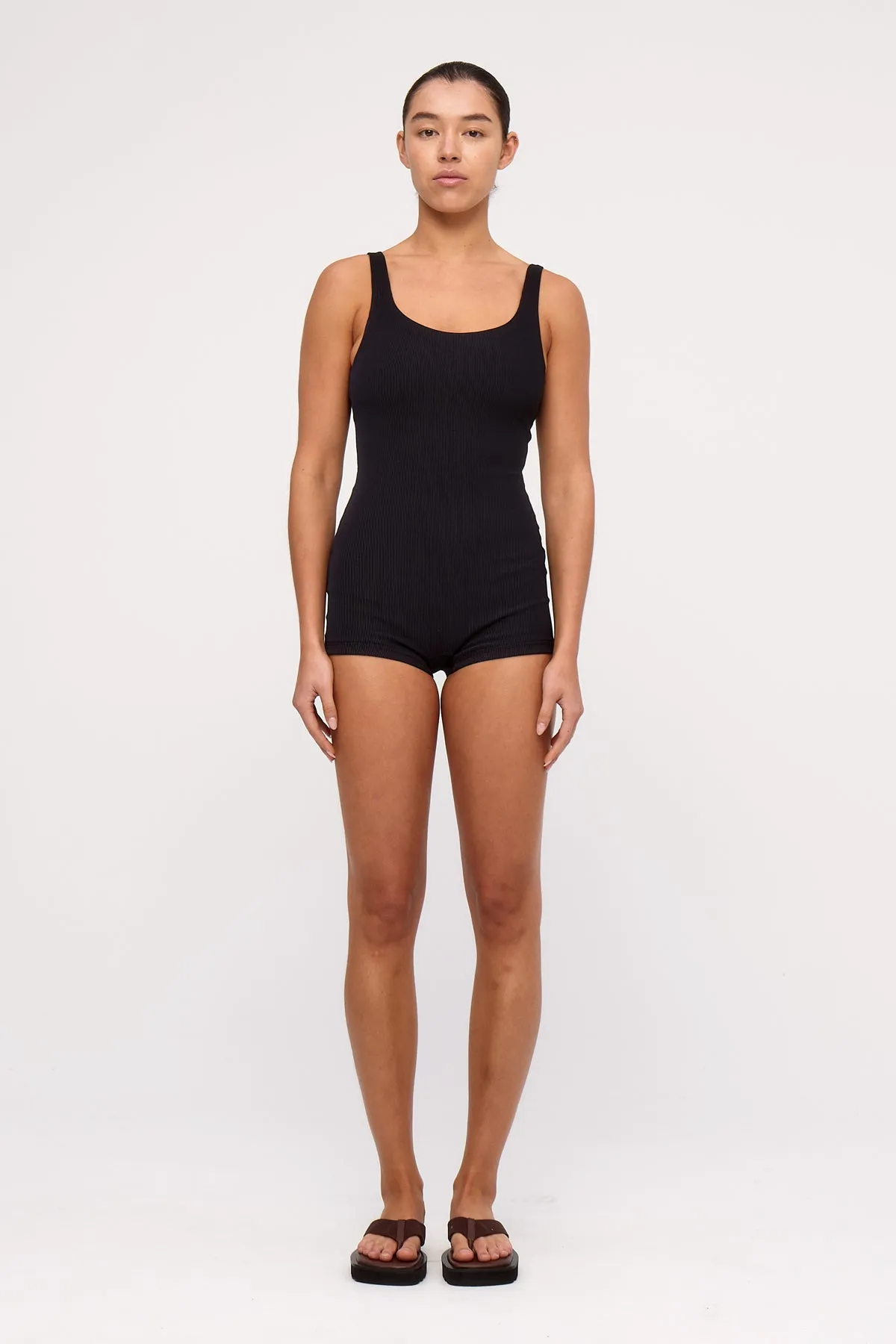 Signature Stripe Bodysuit - Black sold by Zulu and Zephyr