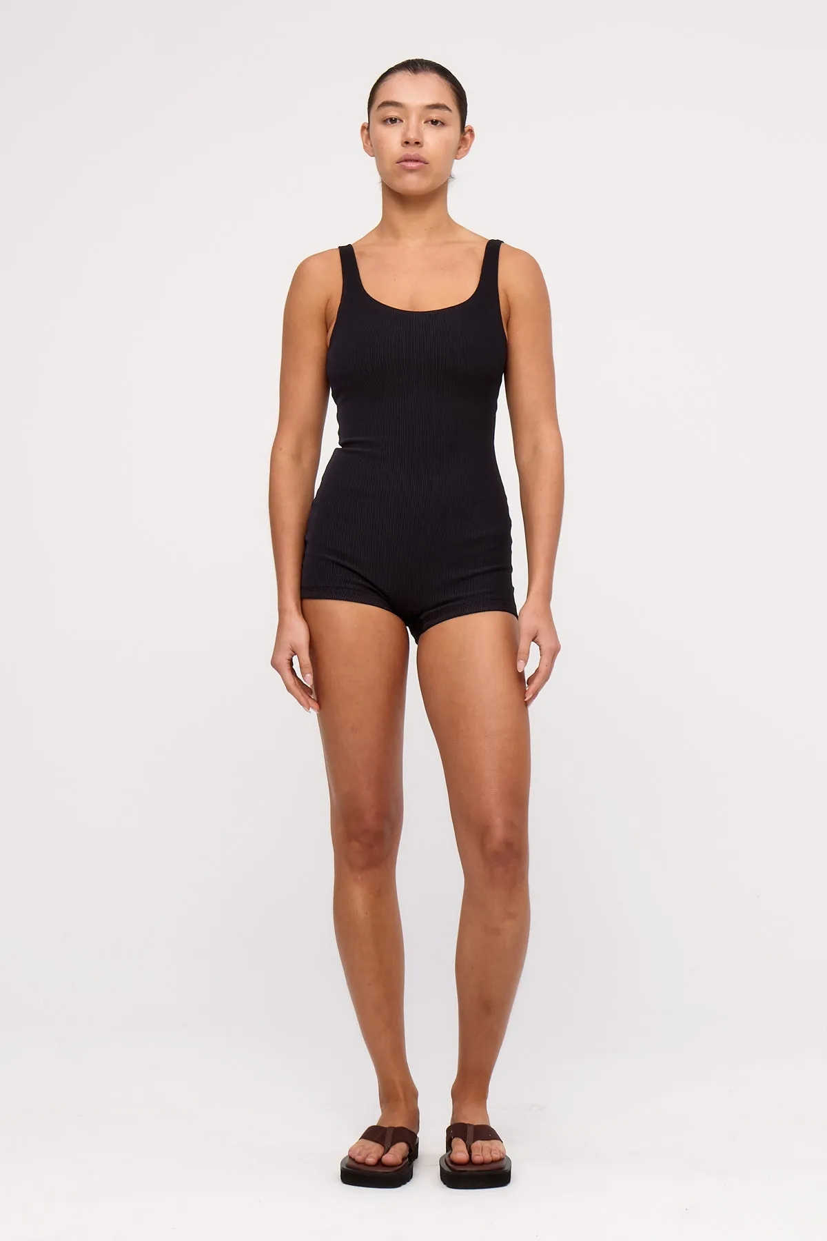 Signature Stripe Bodysuit - Black sold by Zulu and Zephyr product image thumbnail 2