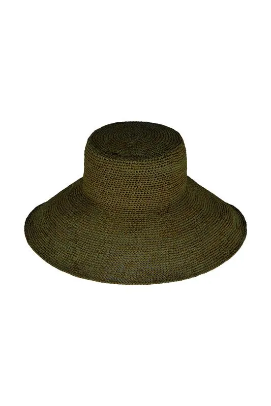 Wide Brim Hat - Olive sold by Zulu and Zephyr