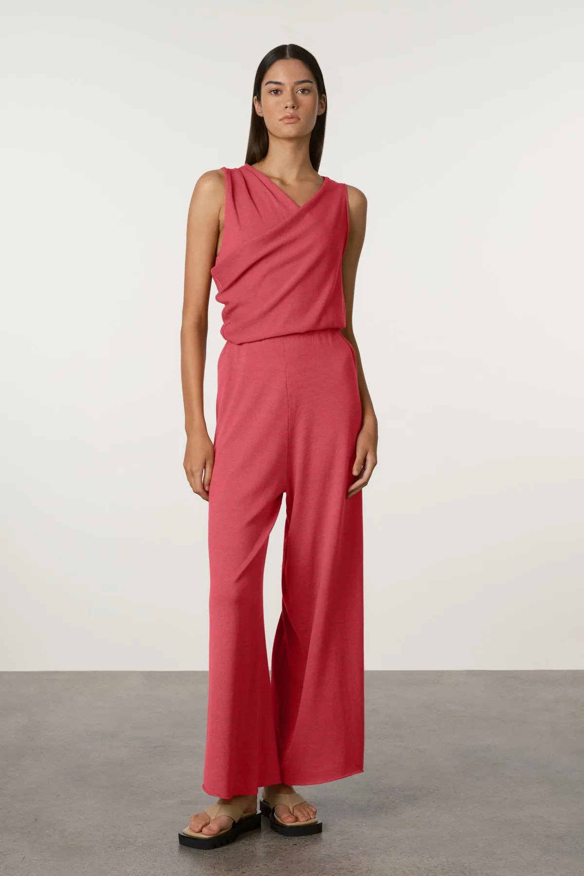 Cotton Blend Knit Pant - Berry sold by Zulu and Zephyr product image thumbnail 2