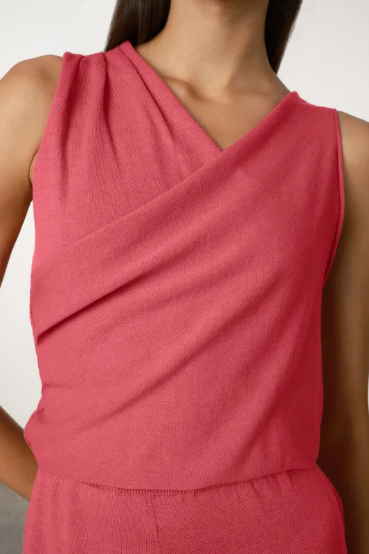 Cotton Blend Knit Top - Berry sold by Zulu and Zephyr