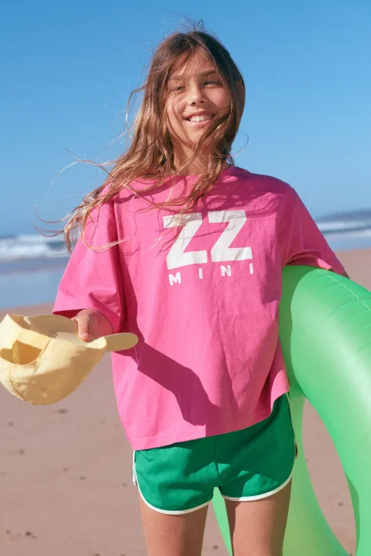 ZZ Mini T Shirt - Shell Pink sold by Zulu and Zephyr