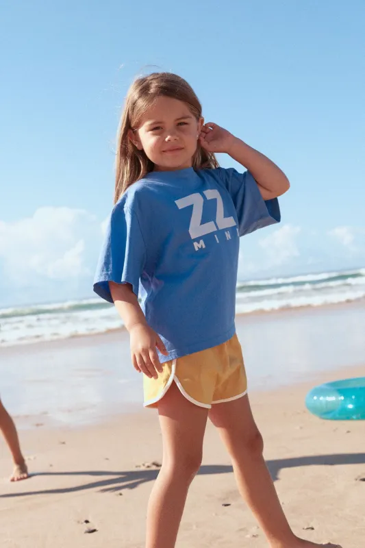 ZZ Mini T Shirt - Sky sold by Zulu and Zephyr
