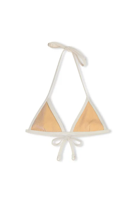 Stripe Rib Triangle Top - Marigold sold by Zulu and Zephyr