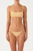 Signature Stripe Hipster String Brief - Marigold sold by Zulu and Zephyr
