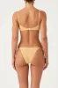 Signature Stripe Hipster String Brief - Marigold sold by Zulu and Zephyr
