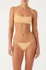 Signature Stripe Hipster String Brief - Marigold sold by Zulu and Zephyr