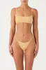 Signature Stripe Hipster String Brief - Marigold sold by Zulu and Zephyr