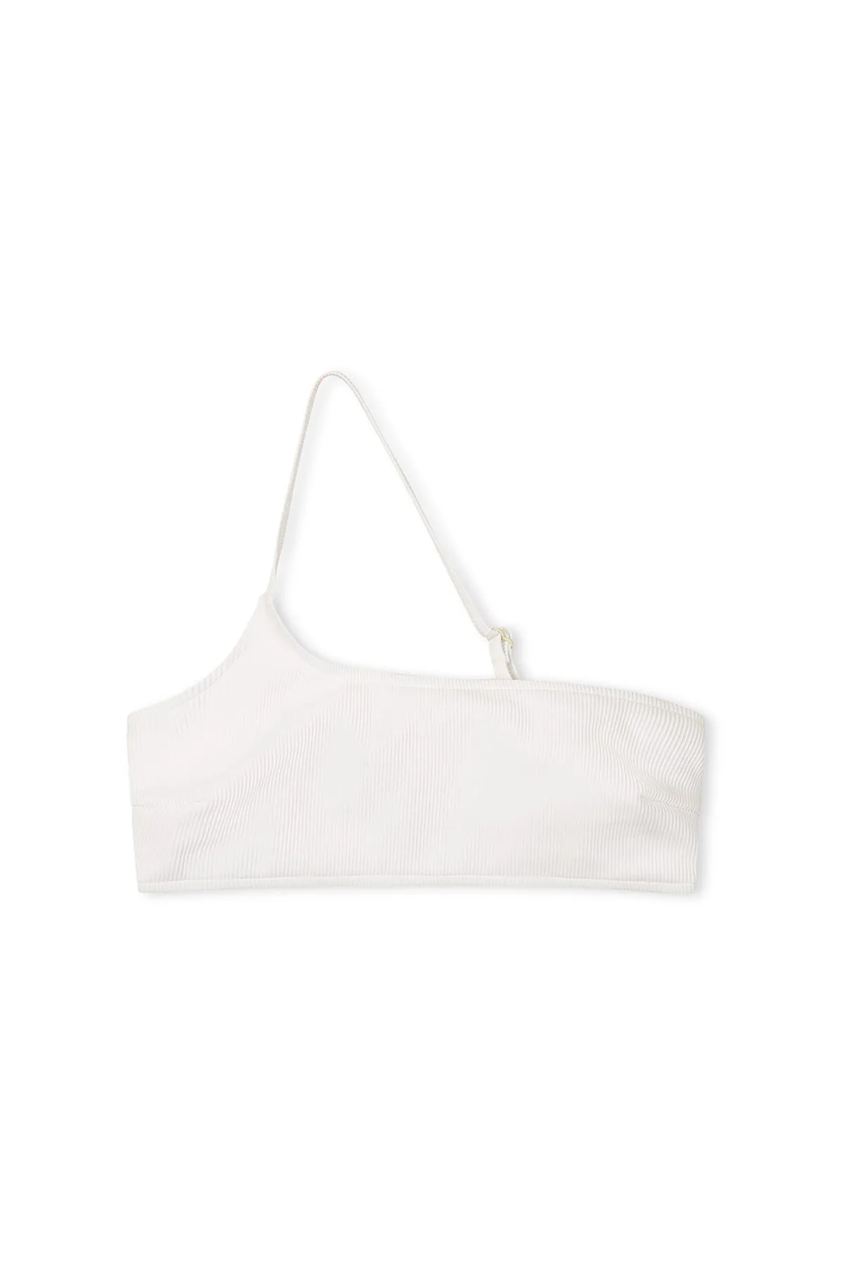 Signature Stripe One Shoulder Bralette - White sold by Zulu and Zephyr product image thumbnail 2