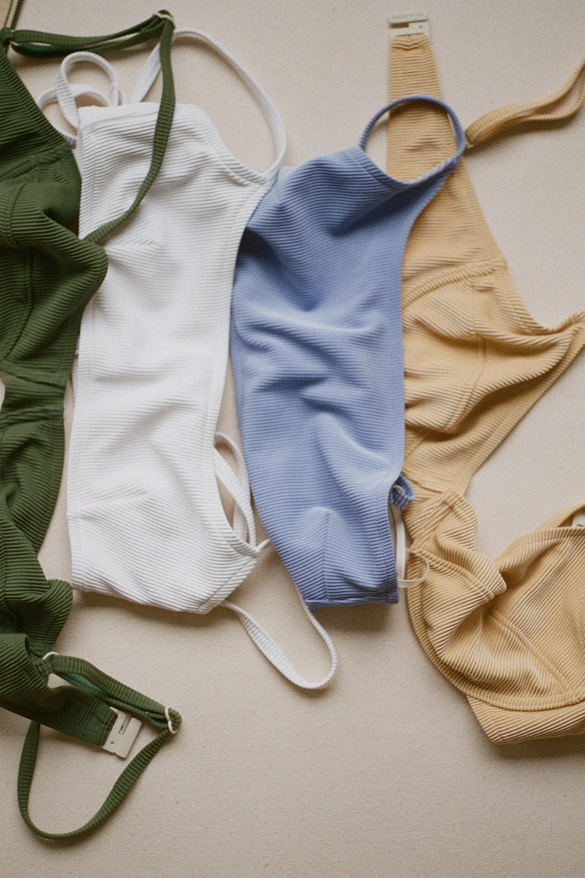 Signature Stripe One Shoulder Bralette - Sky sold by Zulu and Zephyr product image thumbnail 4