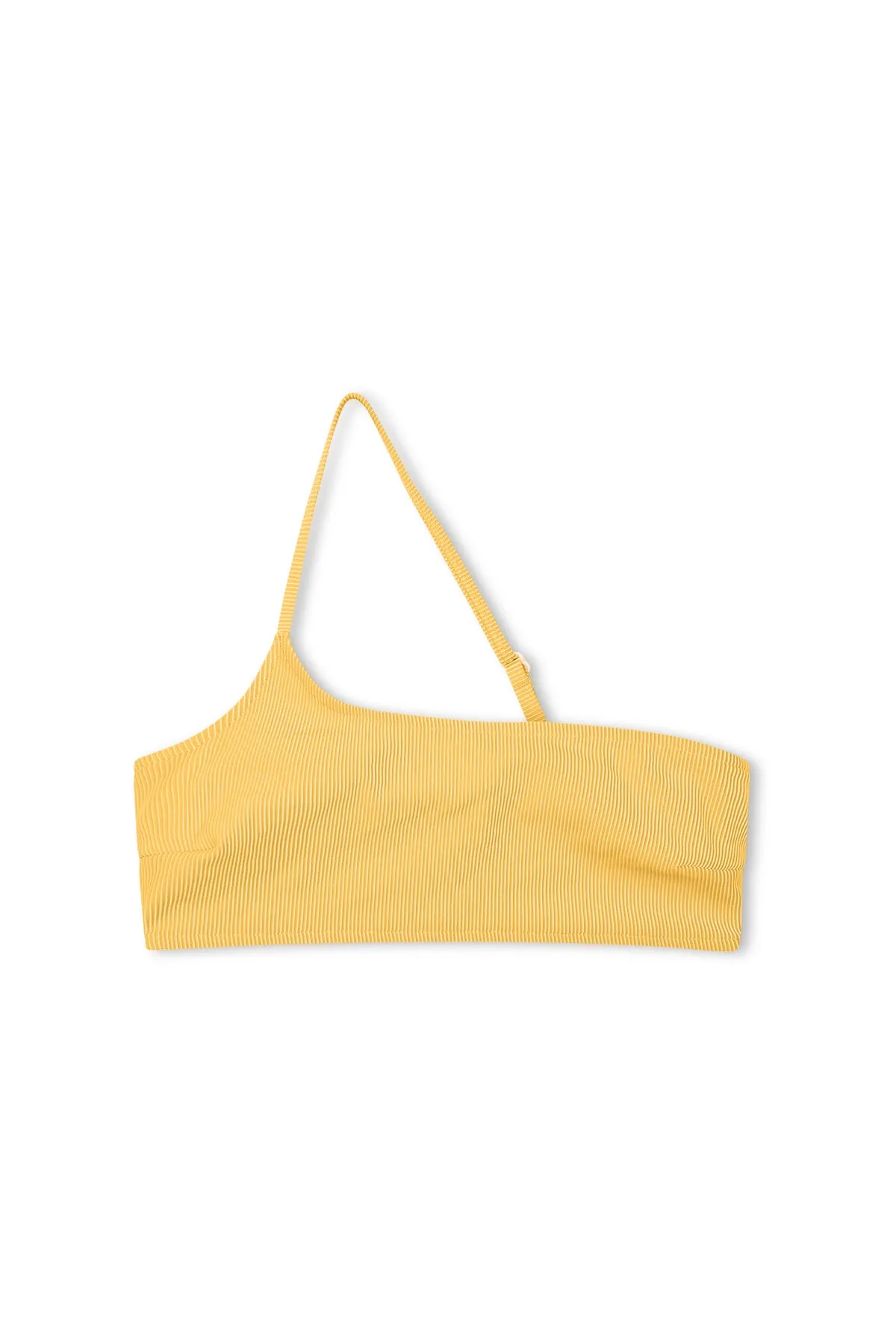 Signature Stripe One Shoulder Bralette - Marigold sold by Zulu and Zephyr product image thumbnail 2