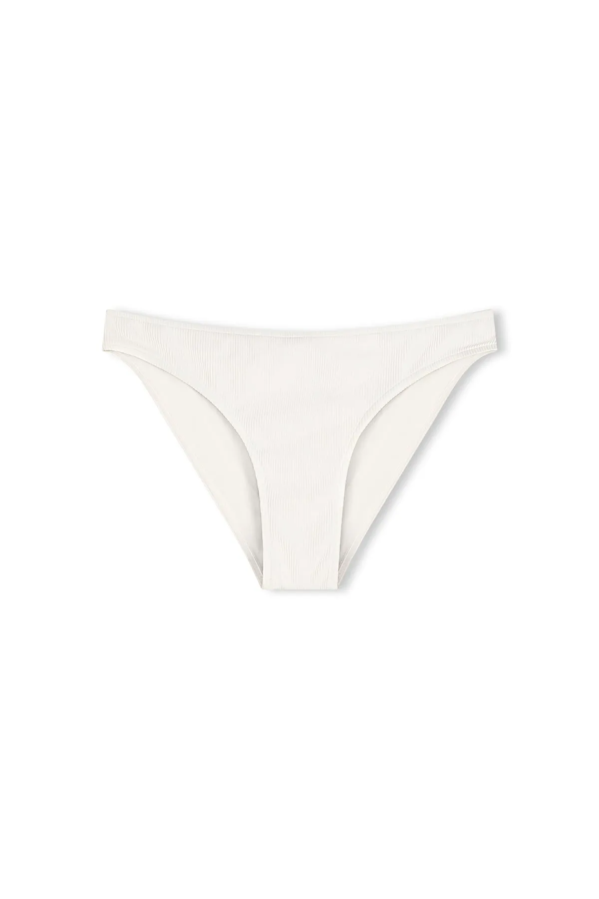 Signature Stripe High Cut Brief - White sold by Zulu and Zephyr product image thumbnail 5