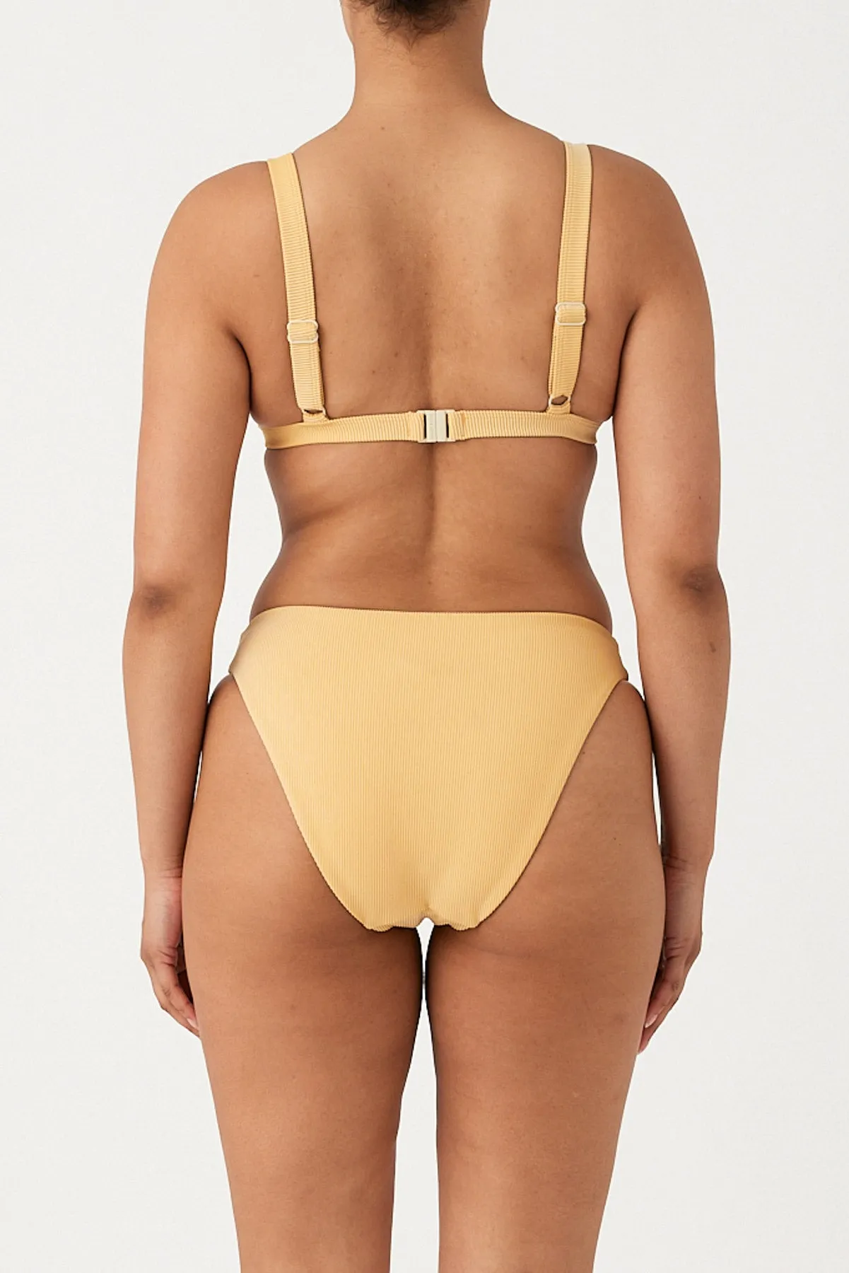 Signature Stripe High Cut Brief - Marigold sold by Zulu and Zephyr product image thumbnail 5