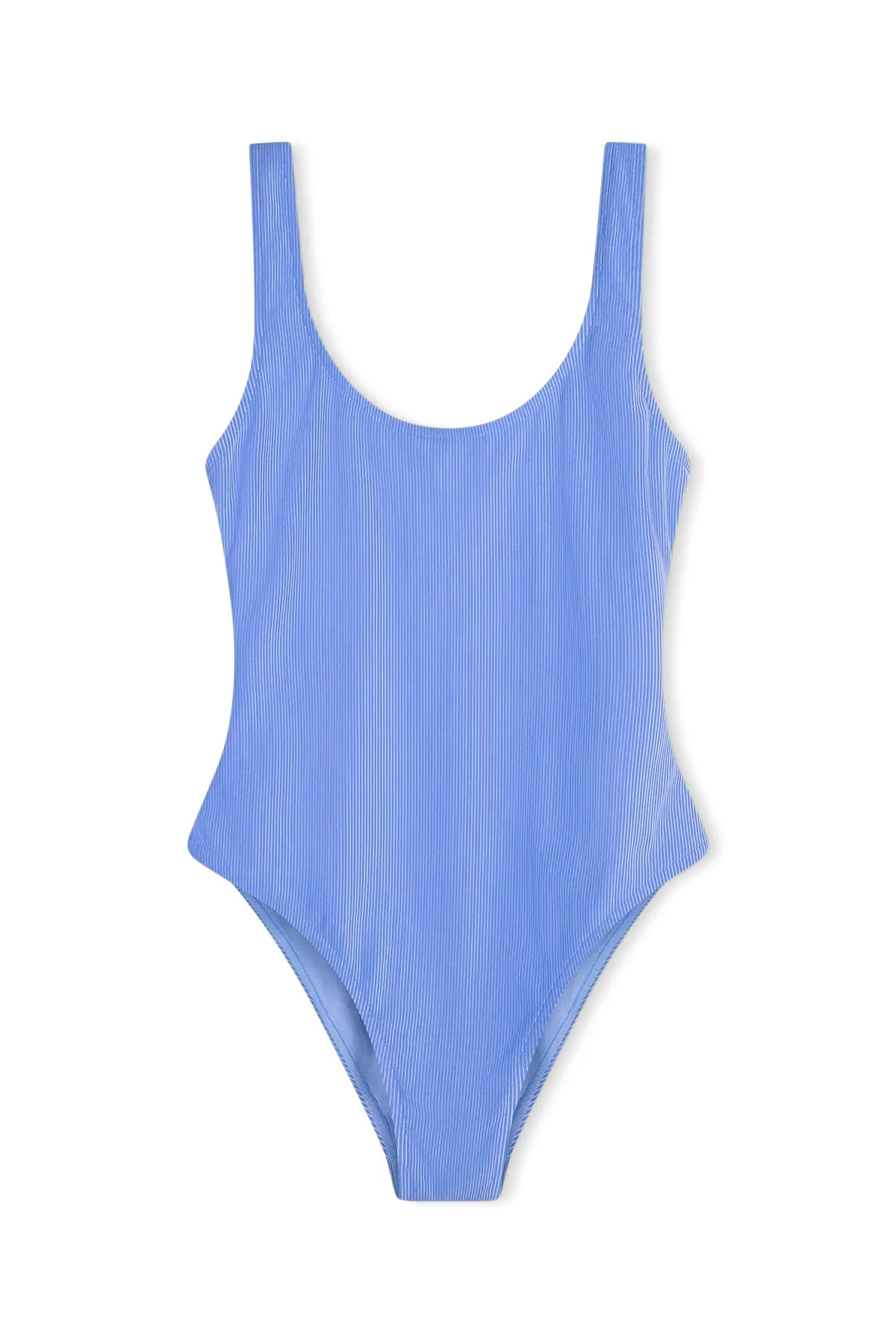 Signature Stripe Scoop One Piece - Sky sold by Zulu and Zephyr